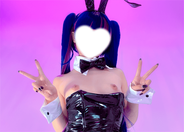 Ayame-兔子服吊带袜